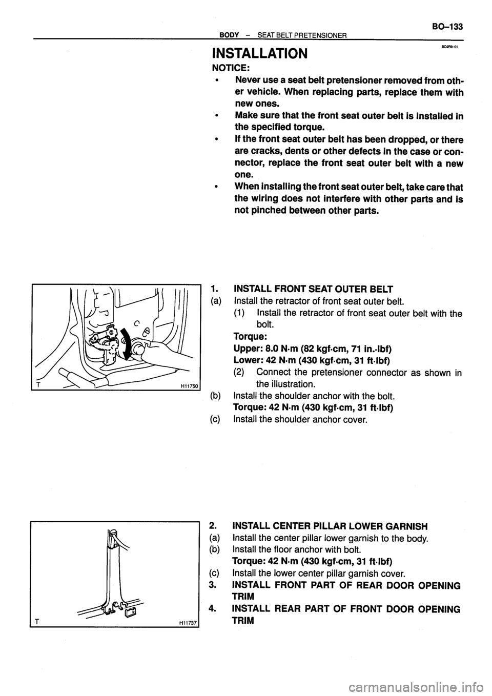 TOYOTA VERSO 1999 Repair Manual TOYOTA VERSO 1999 Repair Manual