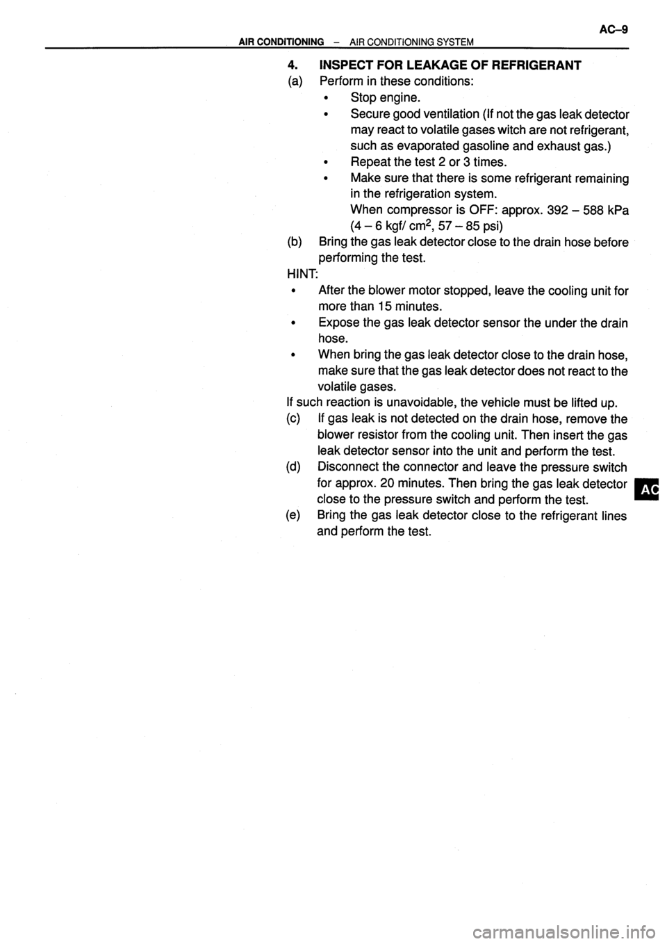 TOYOTA VERSO 1999 Repair Manual TOYOTA VERSO 1999 Repair Manual