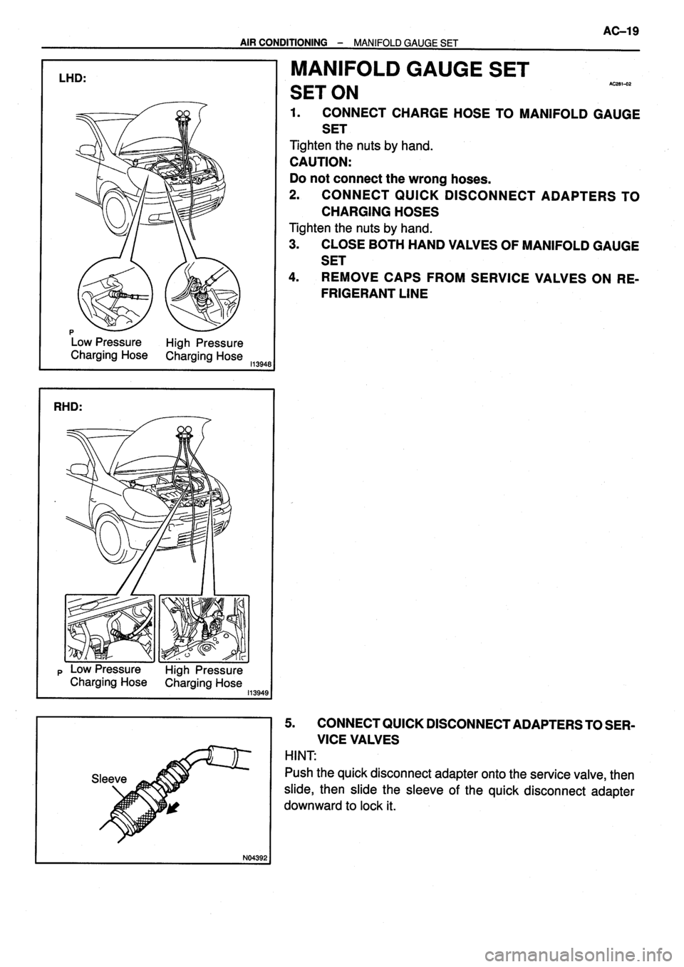 TOYOTA VERSO 1999 Repair Manual TOYOTA VERSO 1999 Repair Manual