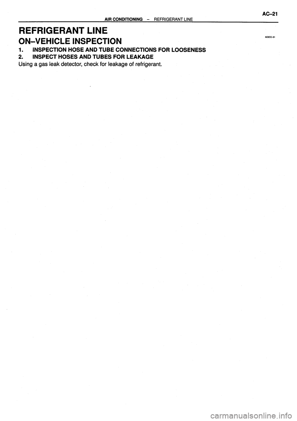 TOYOTA VERSO 1999 Repair Manual TOYOTA VERSO 1999 Repair Manual
