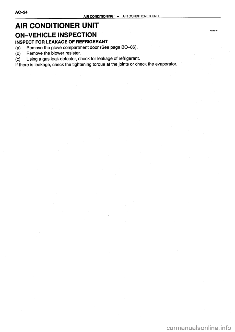 TOYOTA VERSO 1999 Repair Manual TOYOTA VERSO 1999 Repair Manual