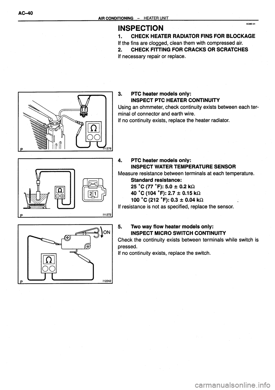 TOYOTA VERSO 1999  Repair Manual 