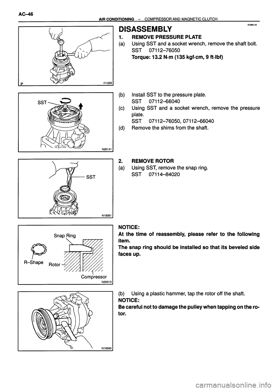 TOYOTA VERSO 1999  Repair Manual 