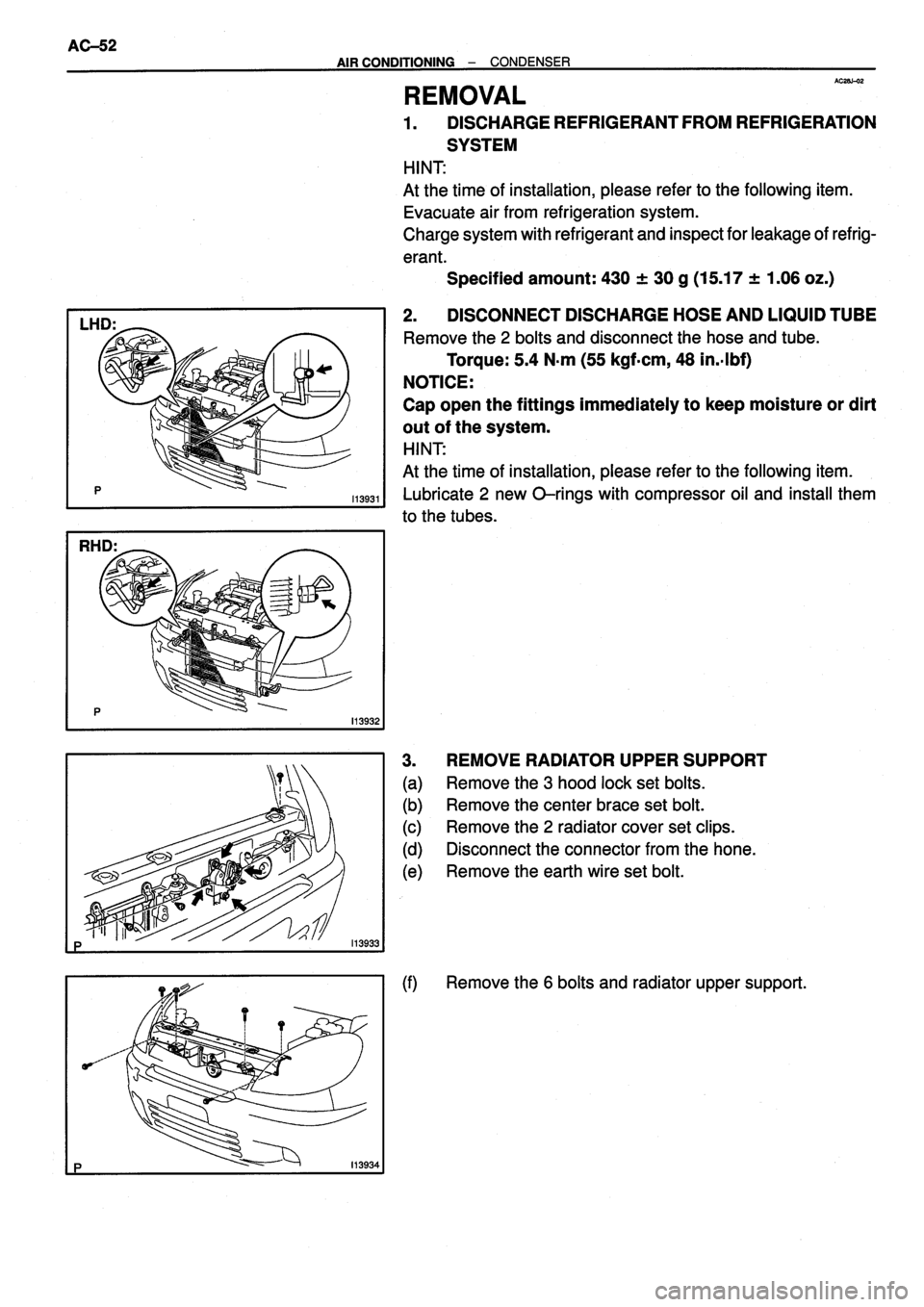 TOYOTA VERSO 1999  Repair Manual 