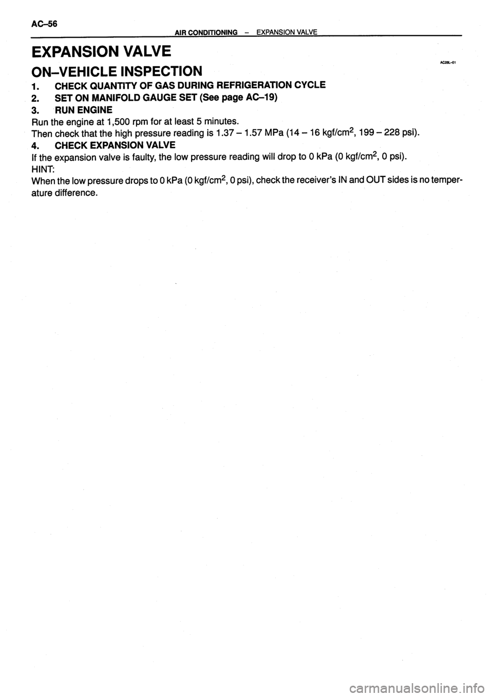 TOYOTA VERSO 1999 Repair Manual TOYOTA VERSO 1999 Repair Manual