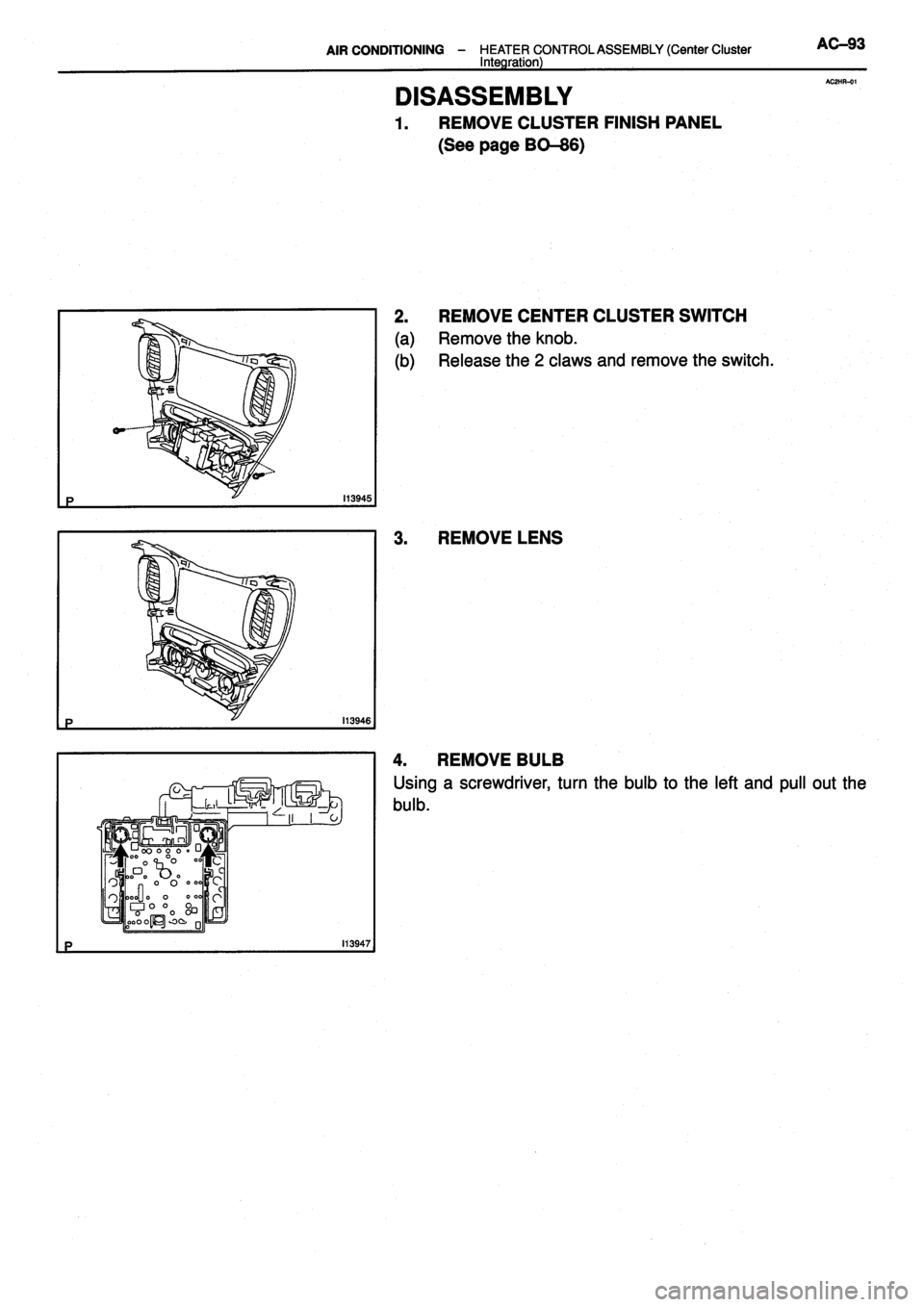 TOYOTA VERSO 1999 Repair Manual TOYOTA VERSO 1999 Repair Manual