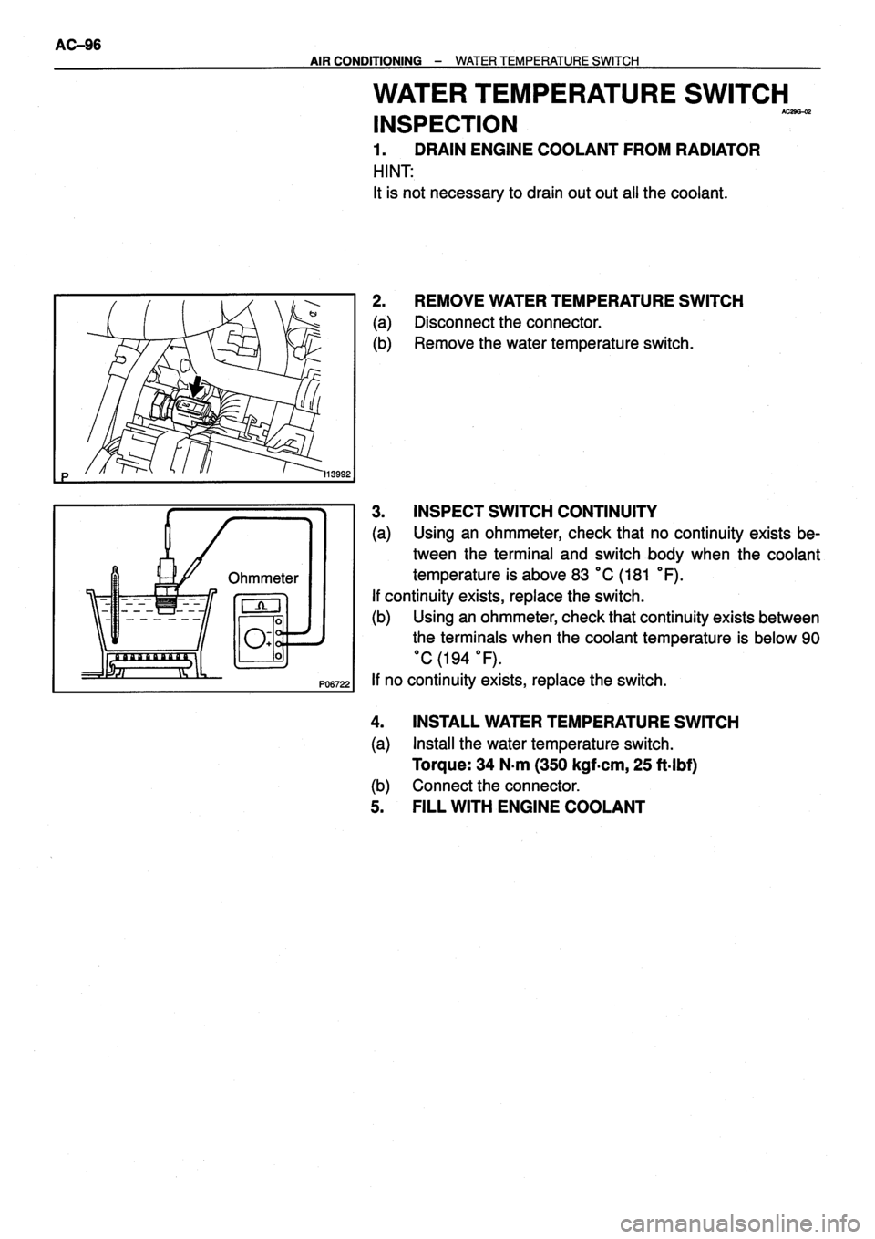 TOYOTA VERSO 1999  Repair Manual 