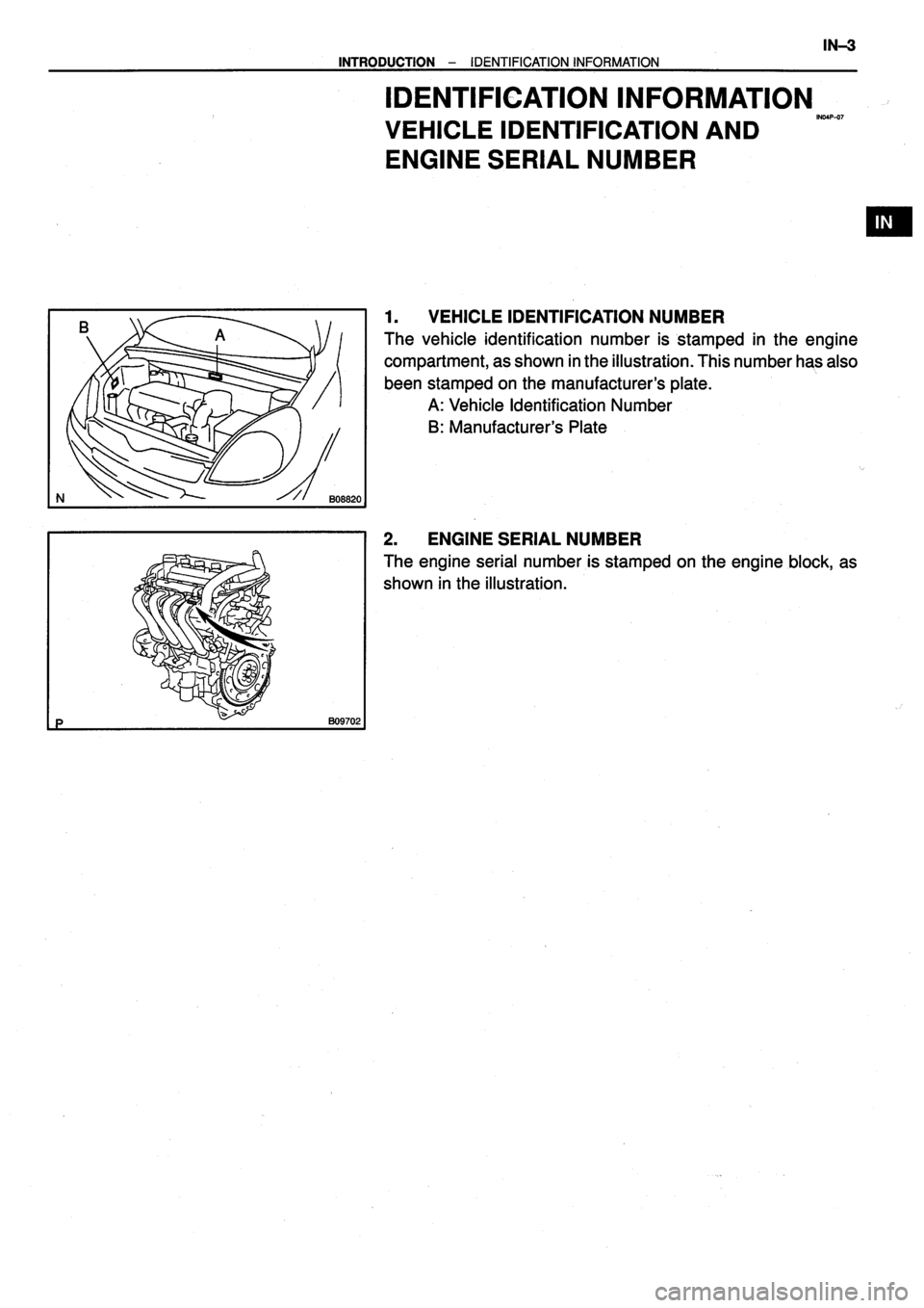 TOYOTA VERSO 1999 User Guide TOYOTA VERSO 1999 User Guide