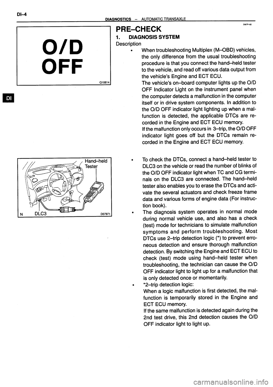 TOYOTA VERSO 1999 Repair Manual TOYOTA VERSO 1999 Repair Manual