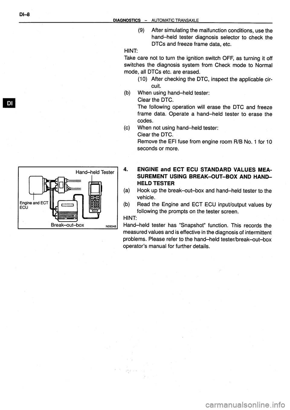 TOYOTA VERSO 1999 Repair Manual TOYOTA VERSO 1999 Repair Manual