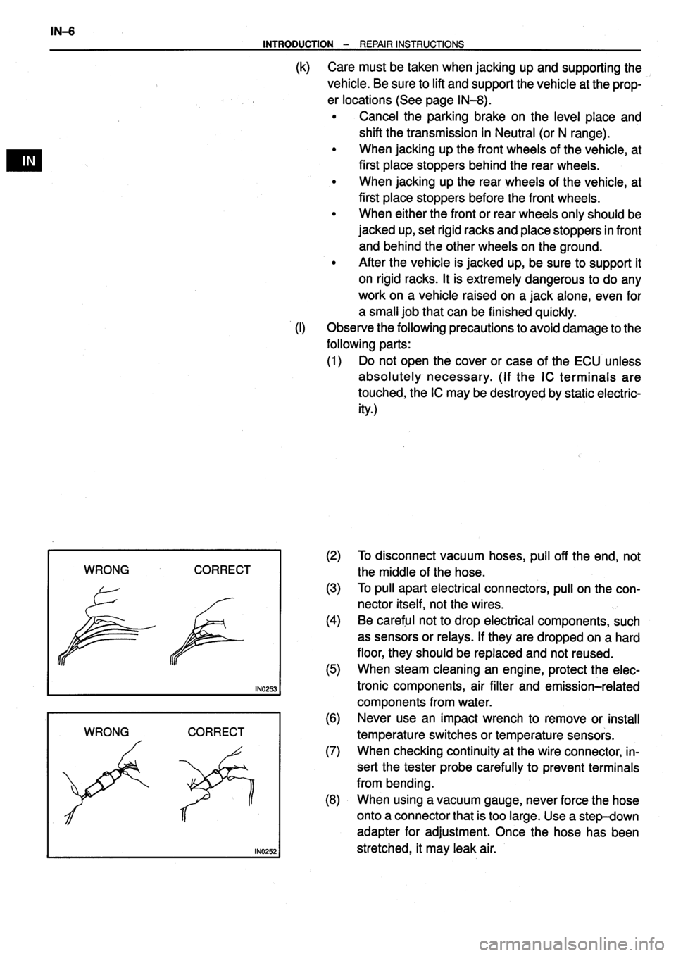 TOYOTA VERSO 1999 User Guide TOYOTA VERSO 1999 User Guide