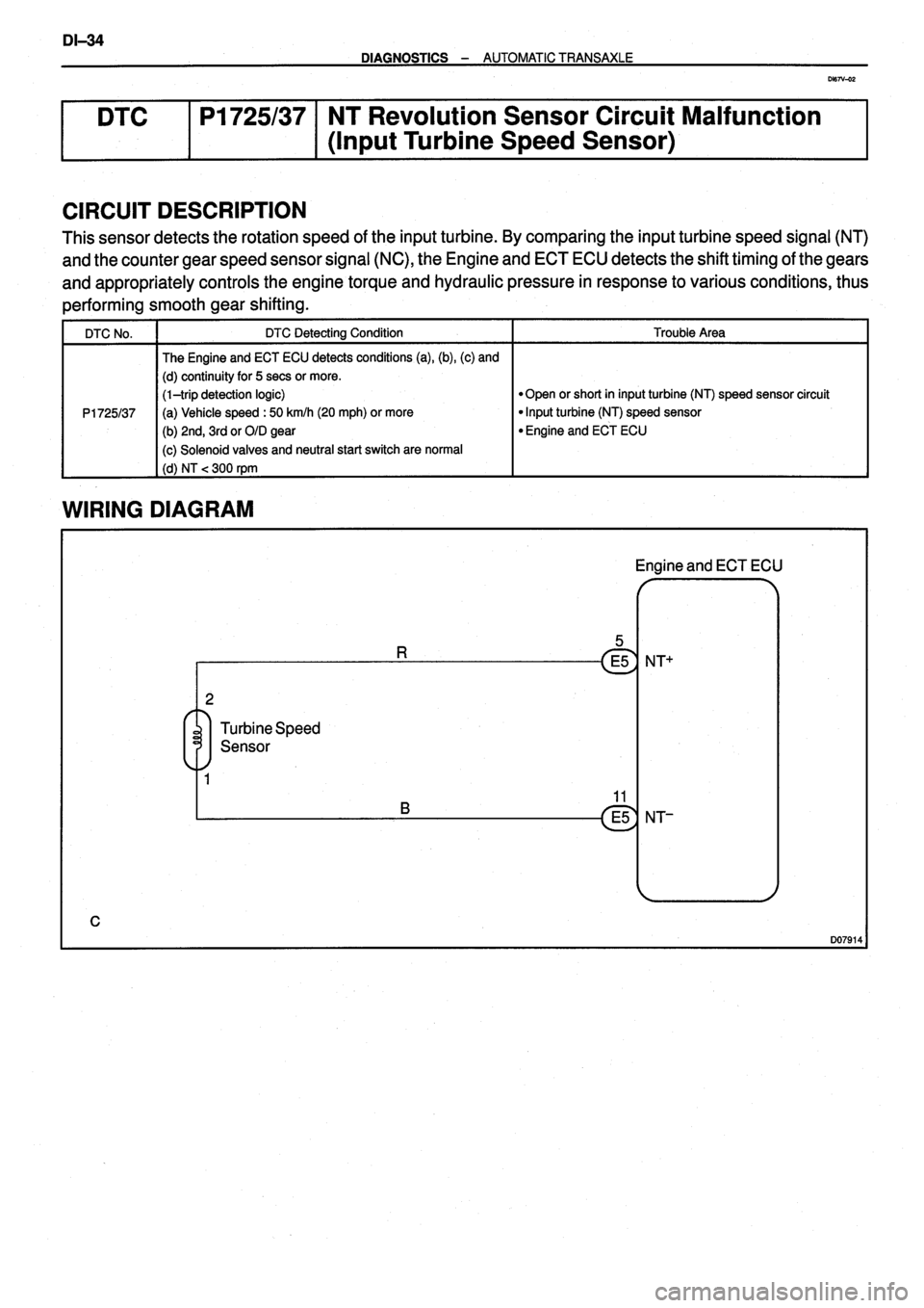 TOYOTA VERSO 1999 Repair Manual TOYOTA VERSO 1999 Repair Manual