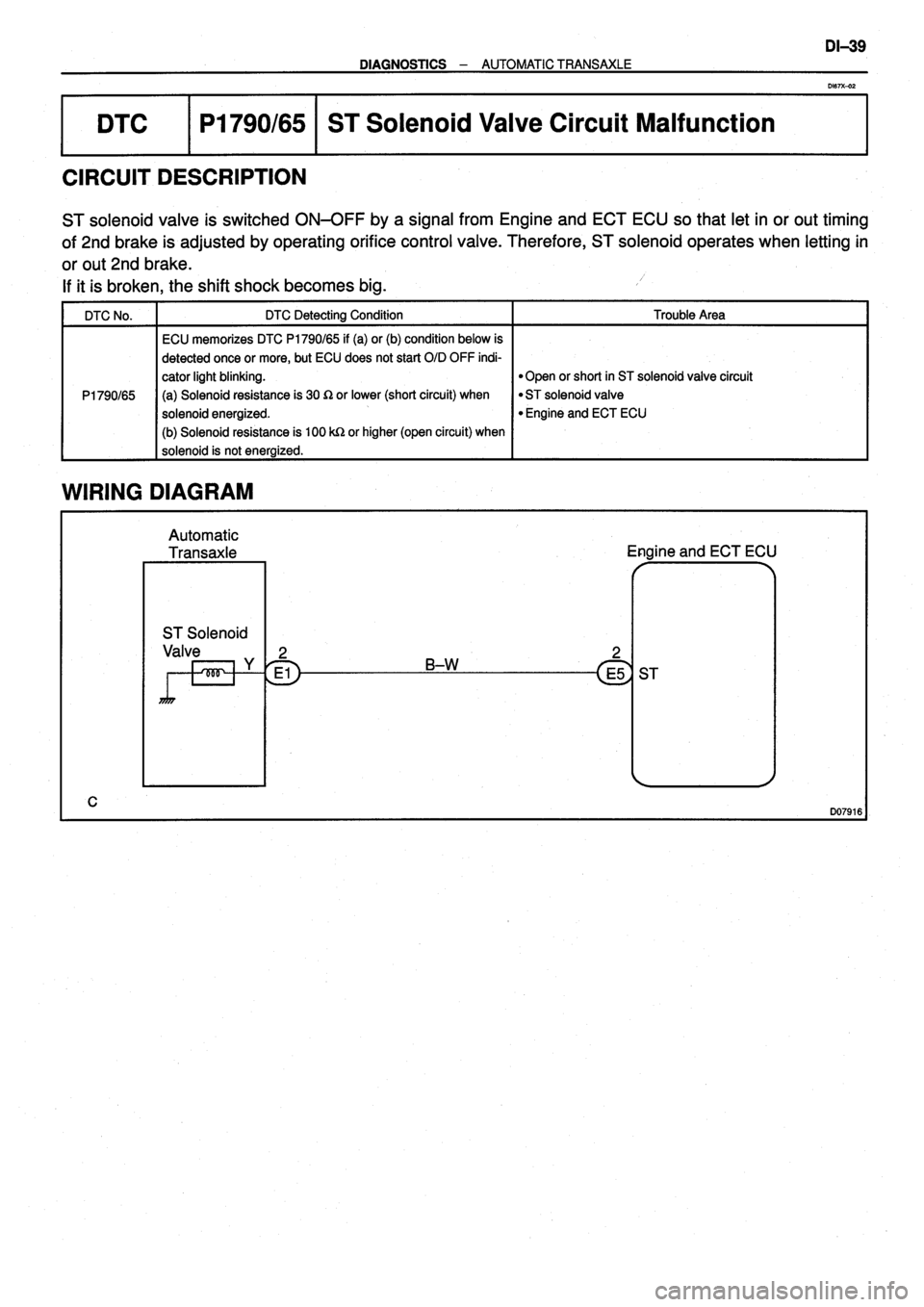 TOYOTA VERSO 1999 Repair Manual TOYOTA VERSO 1999 Repair Manual