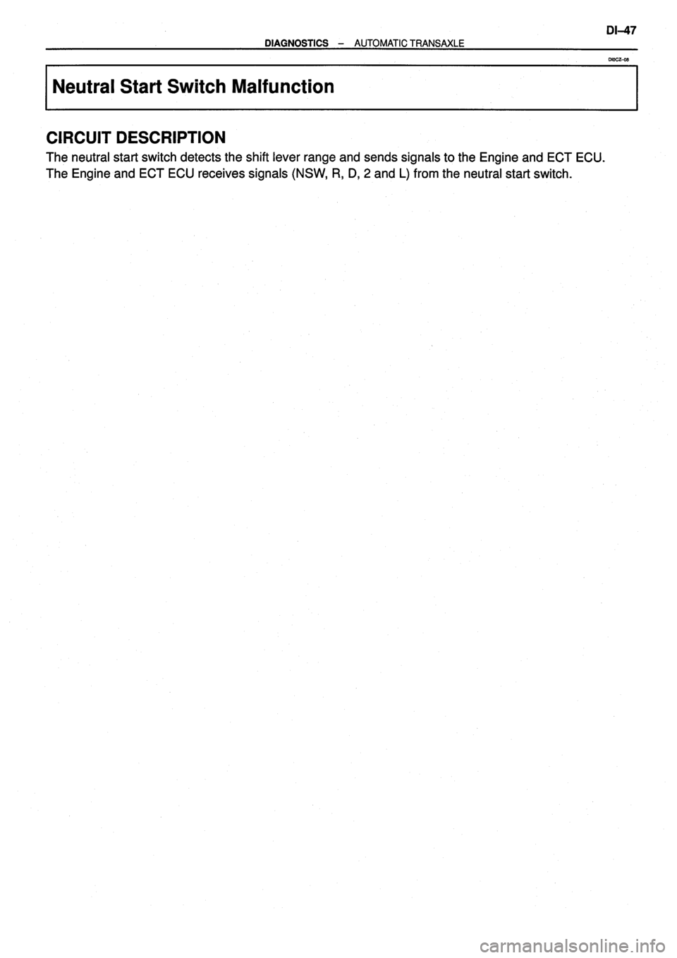 TOYOTA VERSO 1999  Repair Manual 
