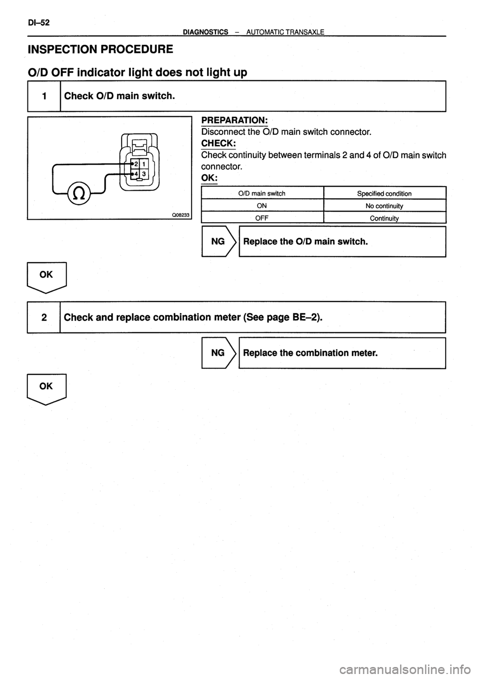 TOYOTA VERSO 1999 Repair Manual TOYOTA VERSO 1999 Repair Manual