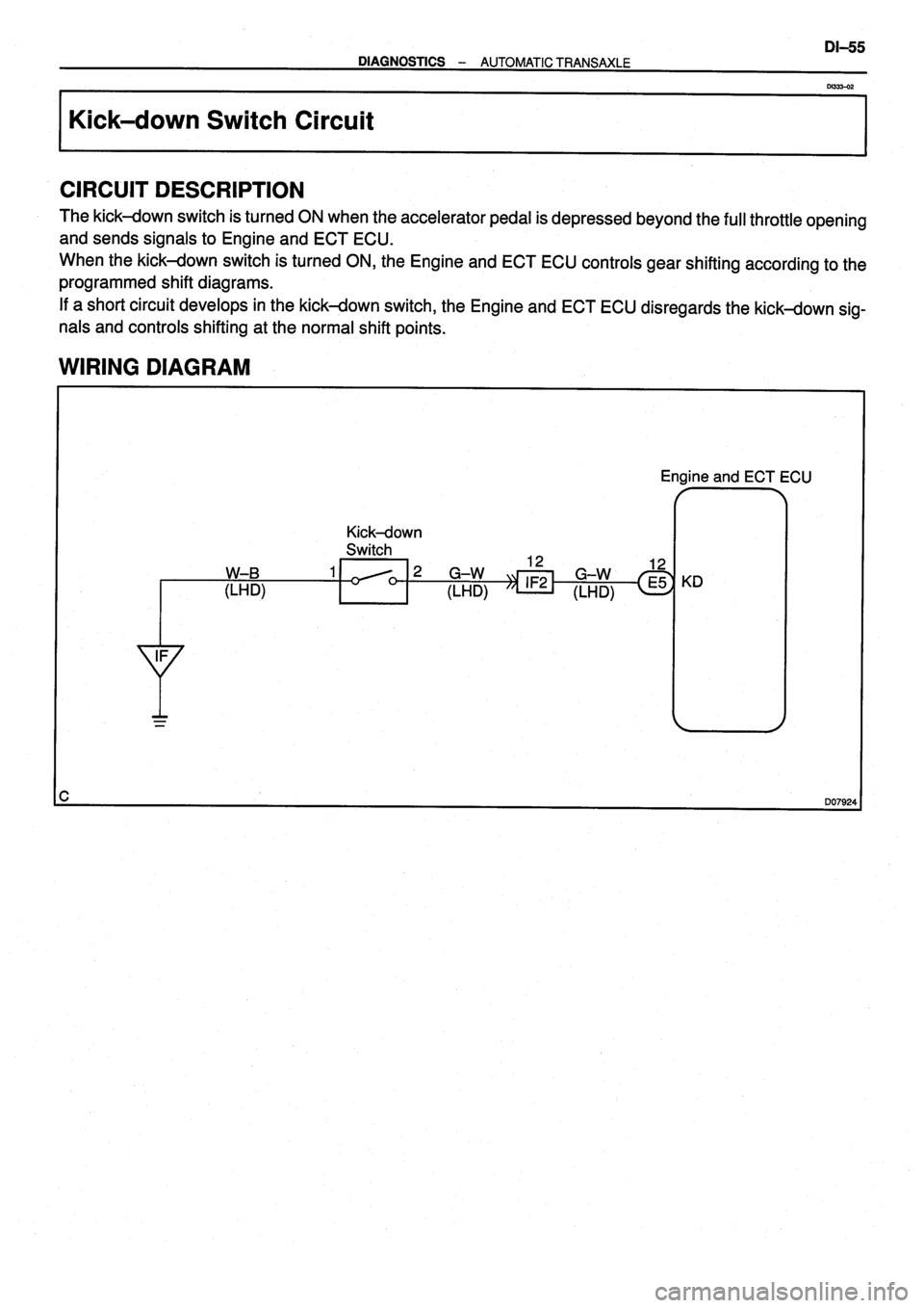TOYOTA VERSO 1999 Repair Manual TOYOTA VERSO 1999 Repair Manual
