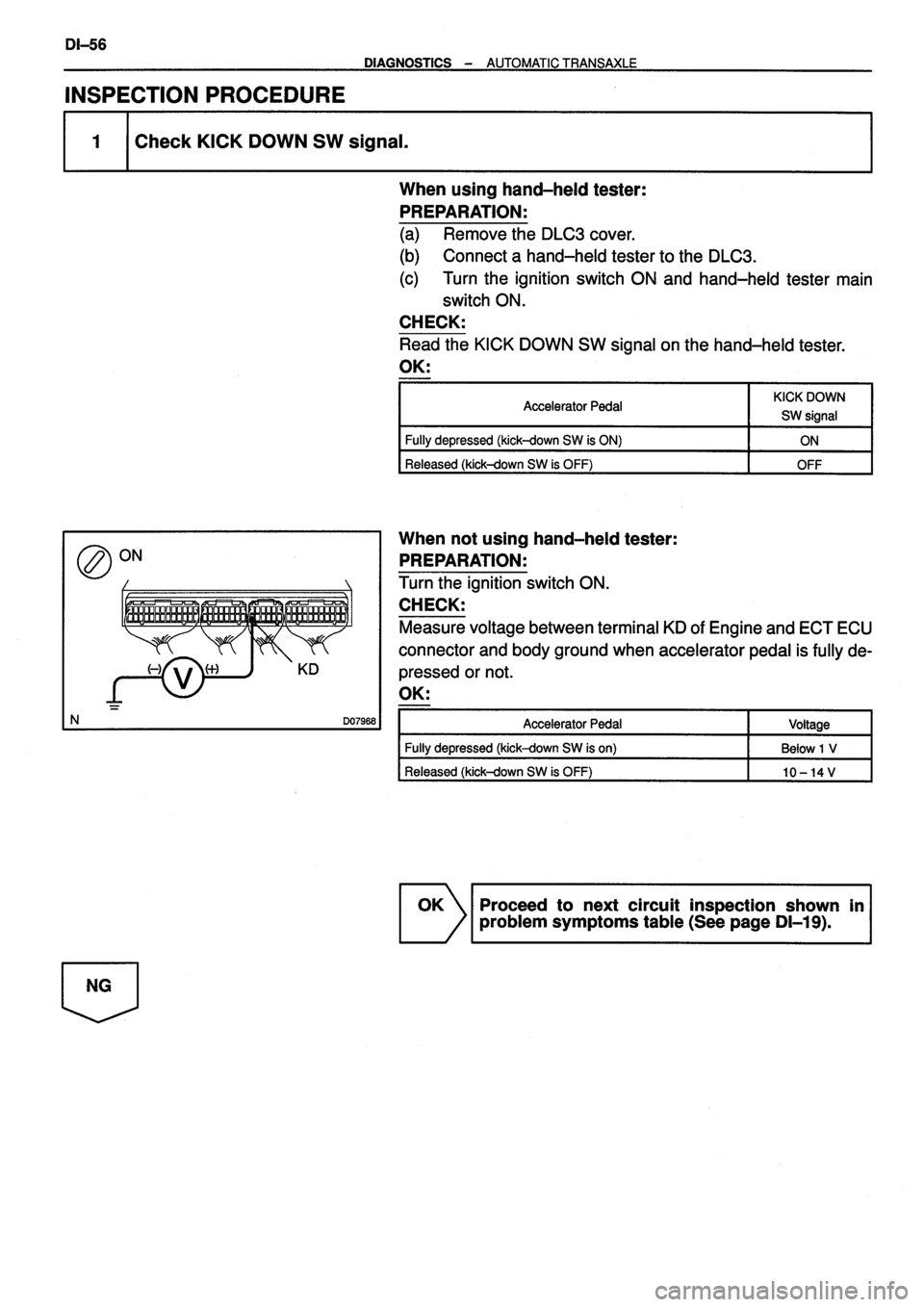 TOYOTA VERSO 1999 Repair Manual TOYOTA VERSO 1999 Repair Manual