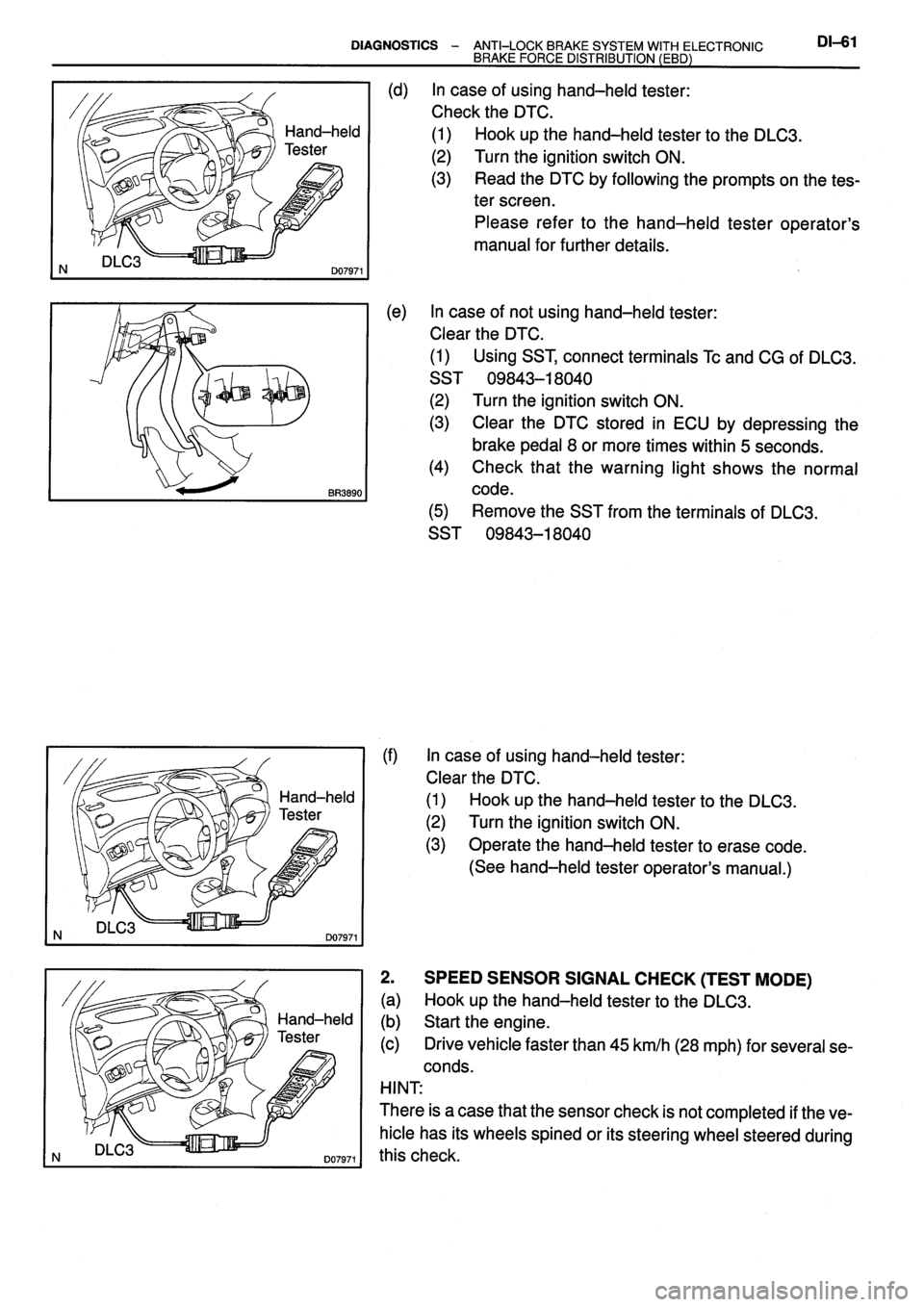 TOYOTA VERSO 1999  Repair Manual 