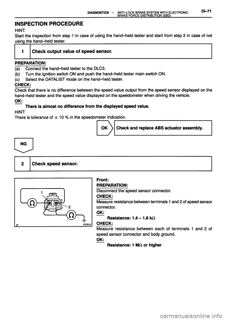TOYOTA VERSO 1999  Repair Manual 