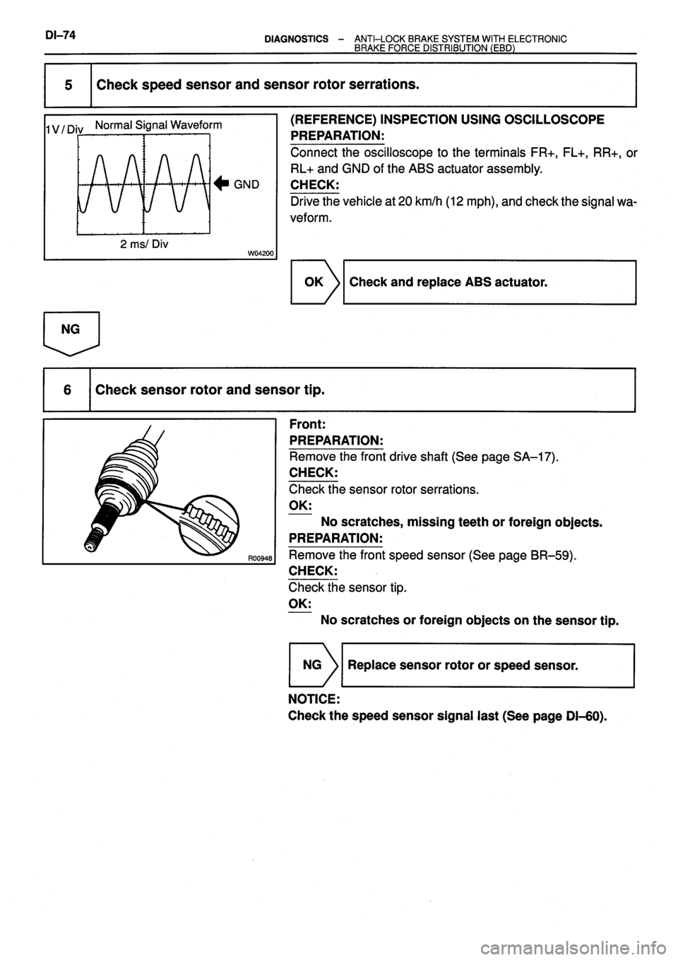 TOYOTA VERSO 1999  Repair Manual 