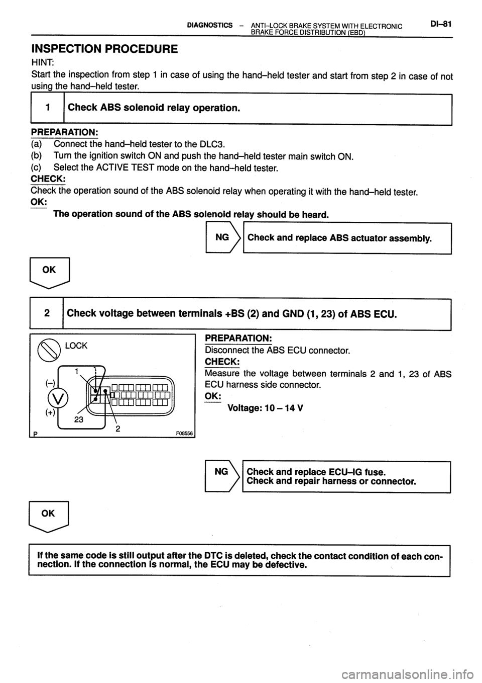 TOYOTA VERSO 1999 Repair Manual TOYOTA VERSO 1999 Repair Manual