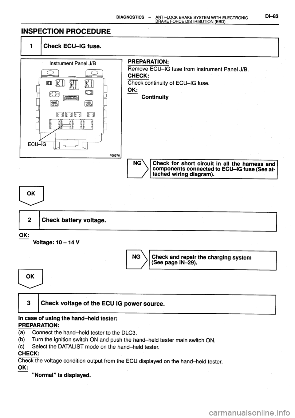 TOYOTA VERSO 1999 Repair Manual TOYOTA VERSO 1999 Repair Manual