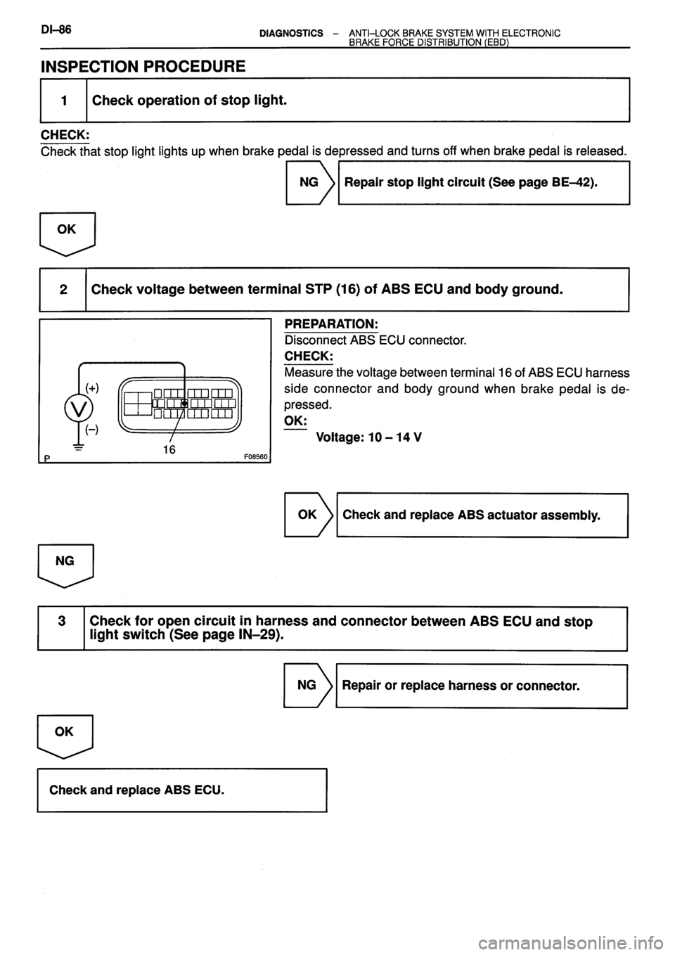 TOYOTA VERSO 1999 Repair Manual TOYOTA VERSO 1999 Repair Manual