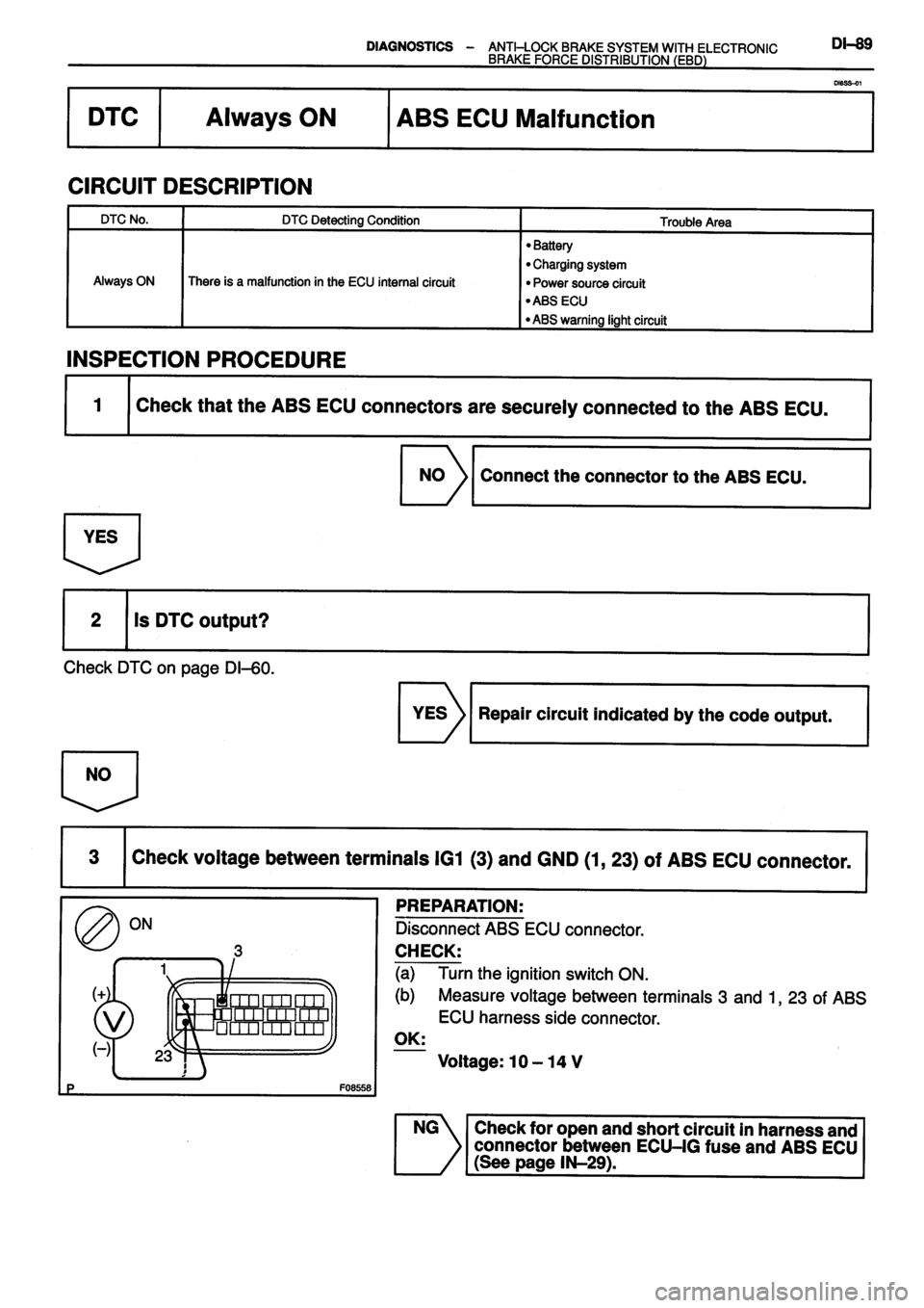 TOYOTA VERSO 1999 Repair Manual TOYOTA VERSO 1999 Repair Manual