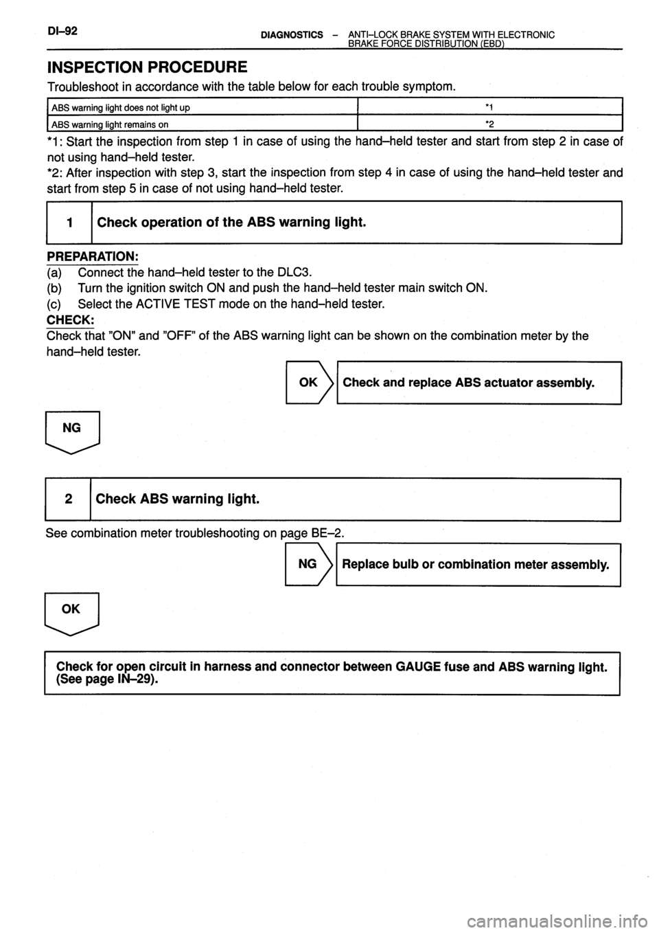 TOYOTA VERSO 1999 Repair Manual TOYOTA VERSO 1999 Repair Manual