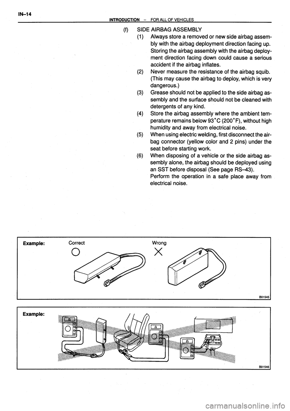 TOYOTA VERSO 1999 Owners Manual TOYOTA VERSO 1999 Owners Manual