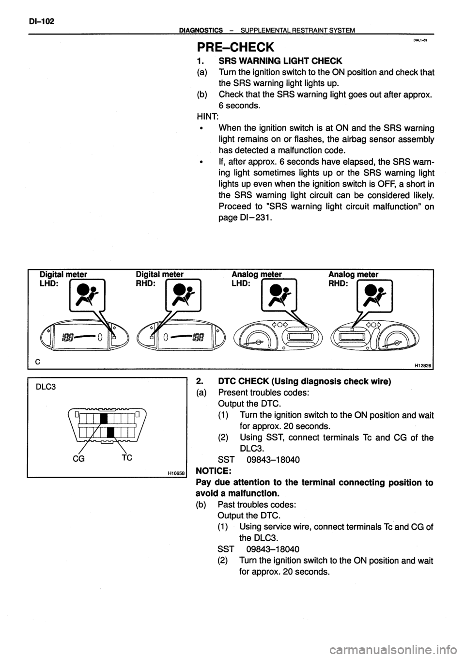 TOYOTA VERSO 1999  Repair Manual 