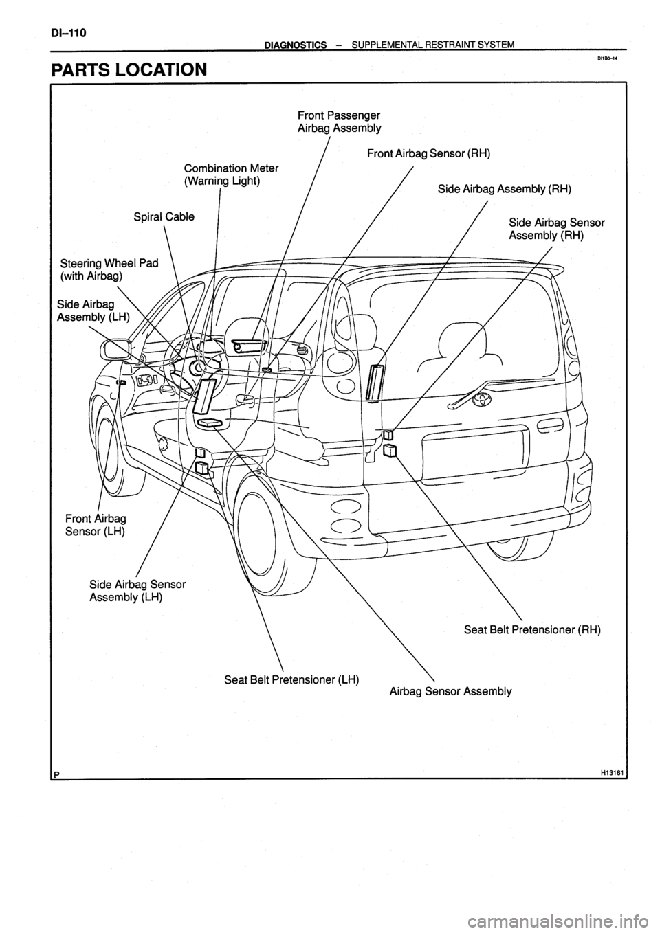 TOYOTA VERSO 1999  Repair Manual 