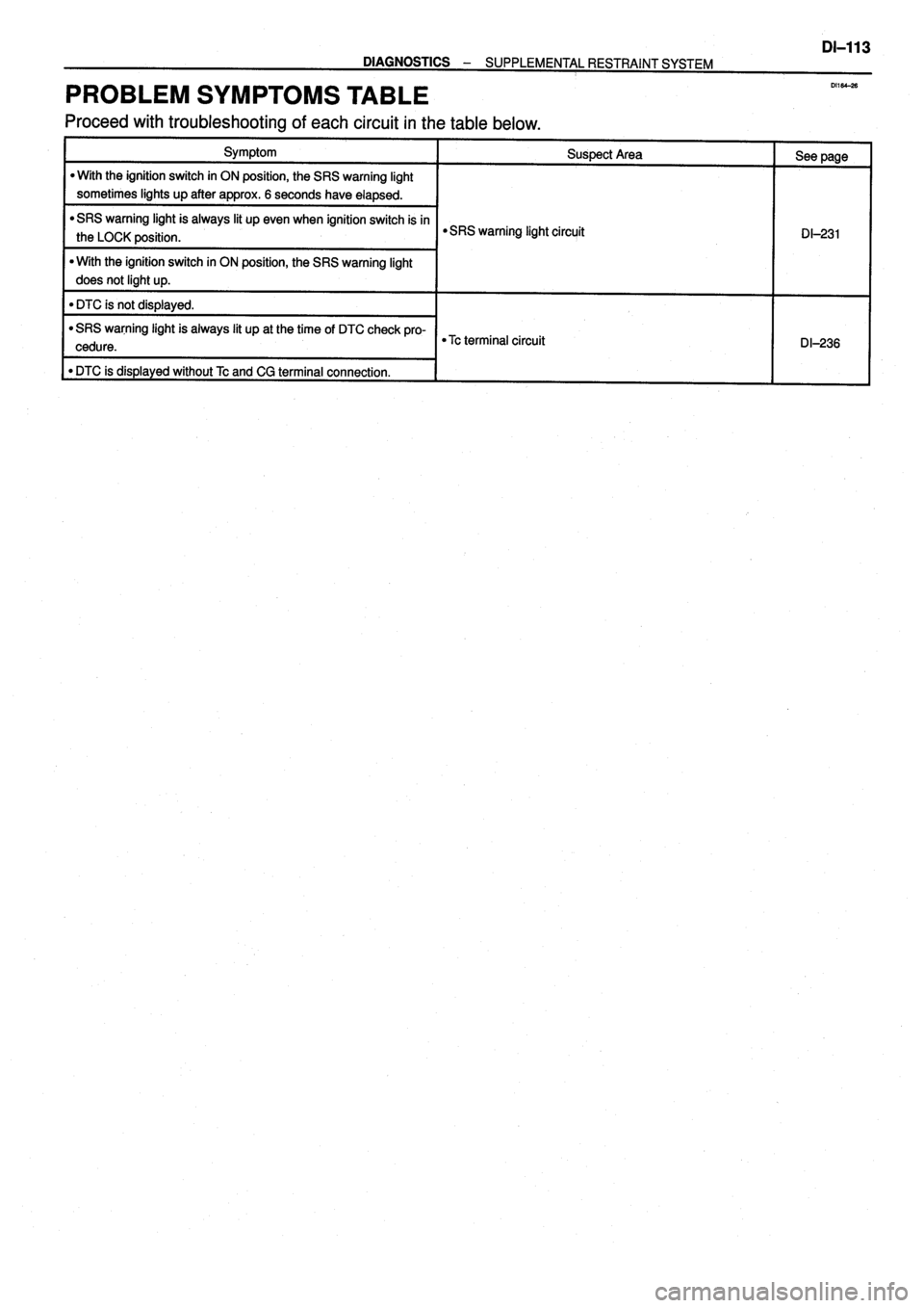 TOYOTA VERSO 1999  Repair Manual 