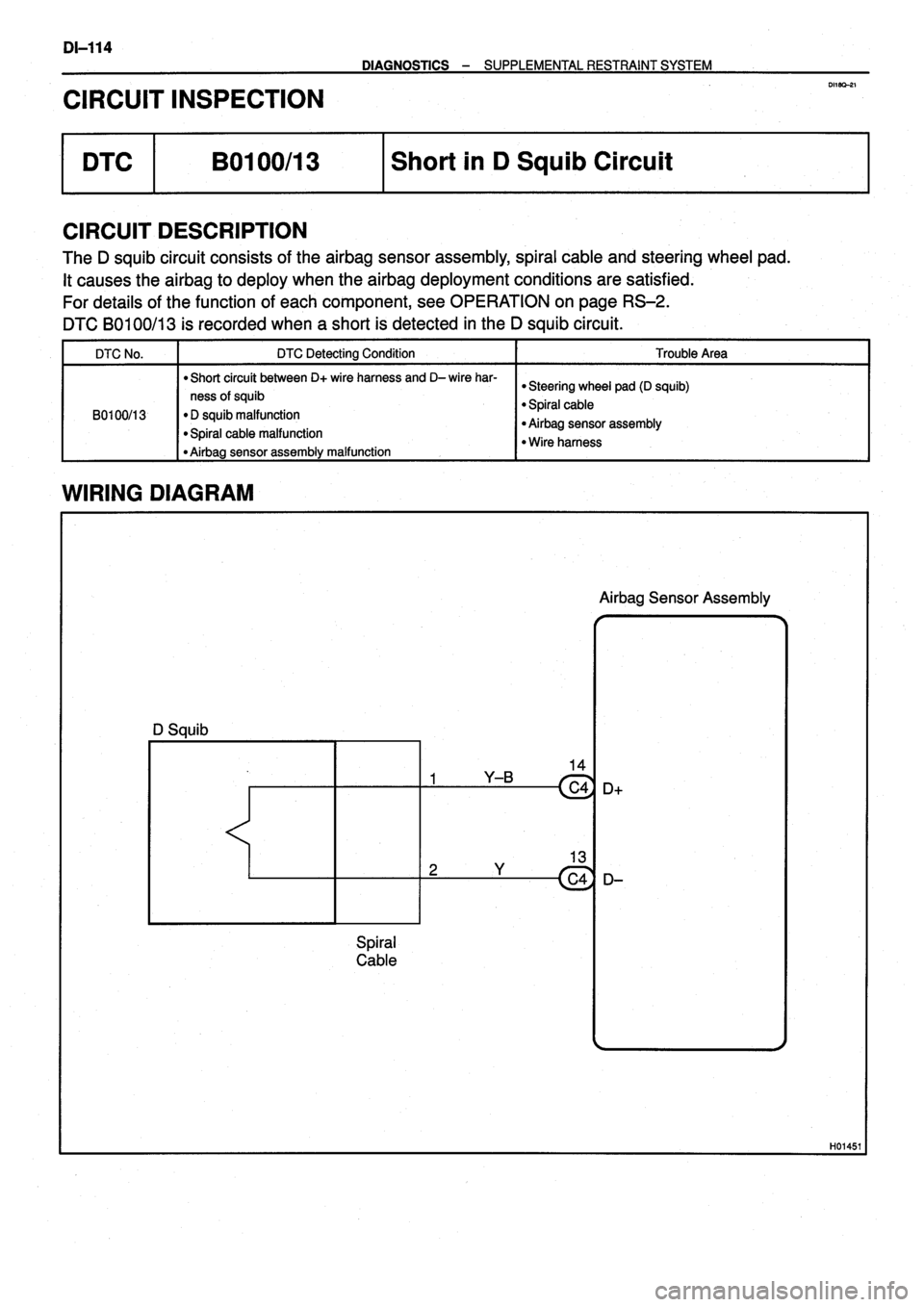 TOYOTA VERSO 1999  Repair Manual 
