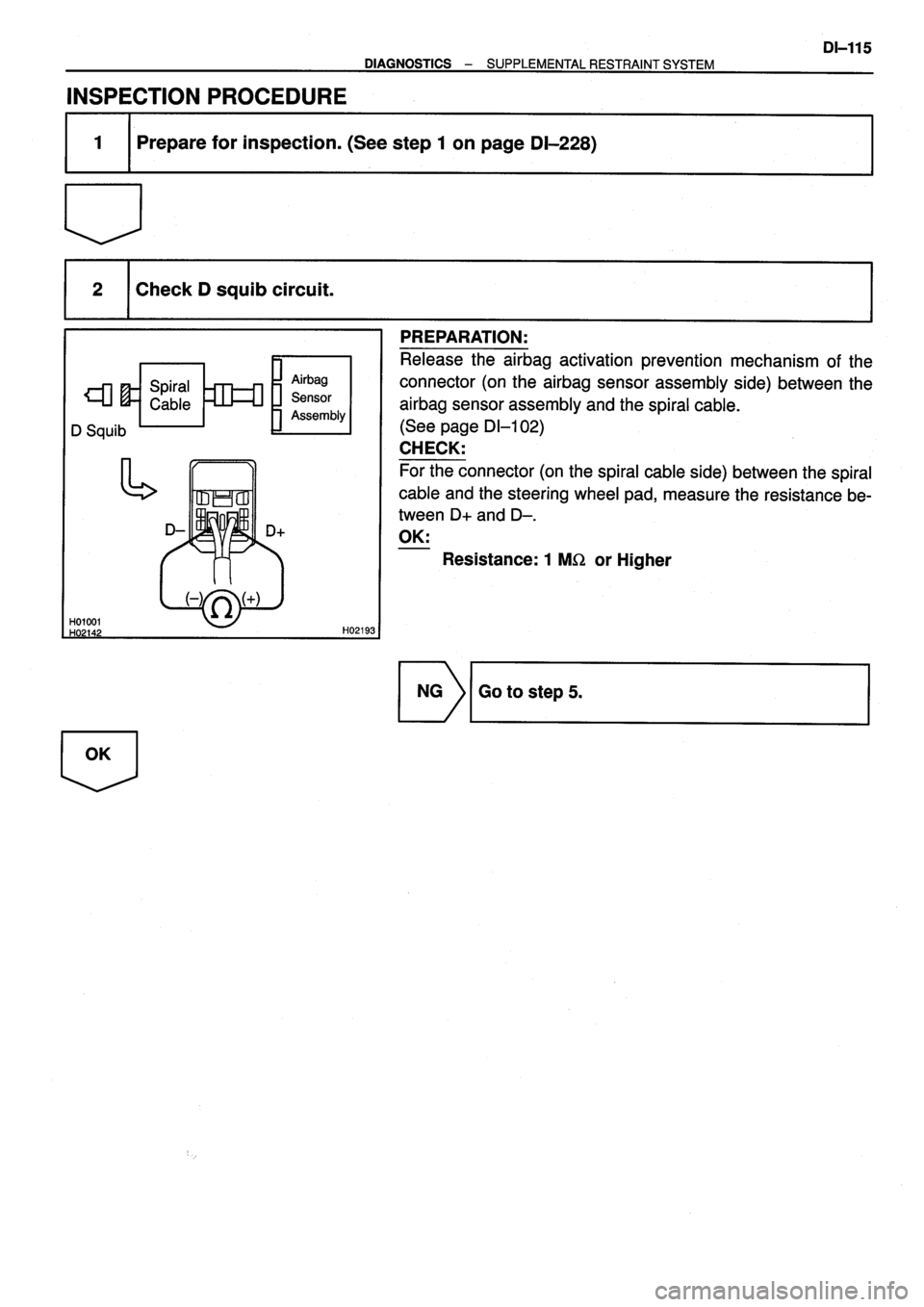 TOYOTA VERSO 1999  Repair Manual 