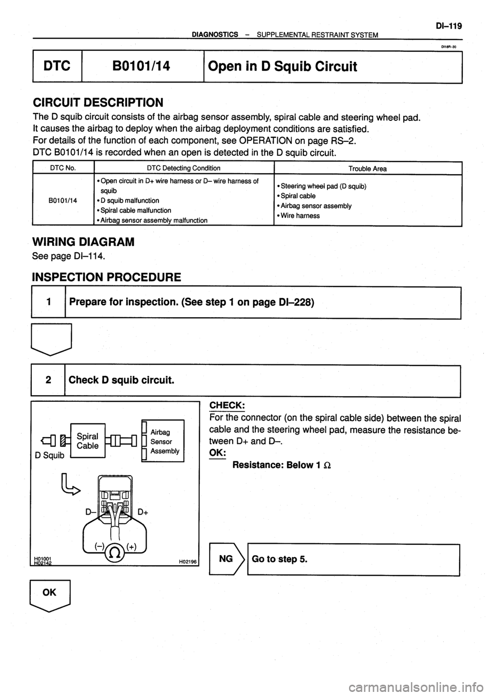TOYOTA VERSO 1999  Repair Manual 