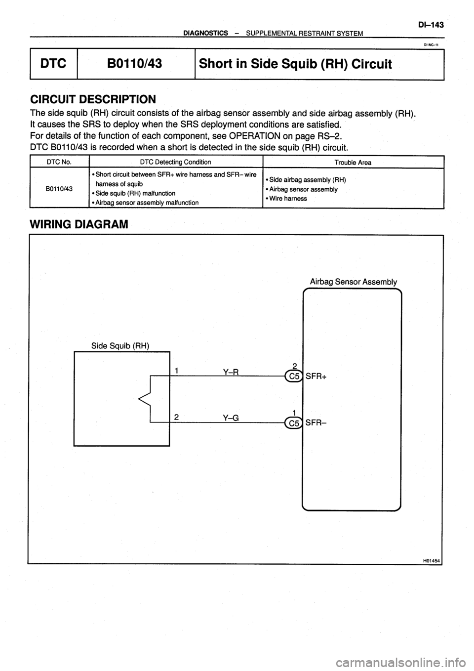 TOYOTA VERSO 1999 Repair Manual TOYOTA VERSO 1999 Repair Manual