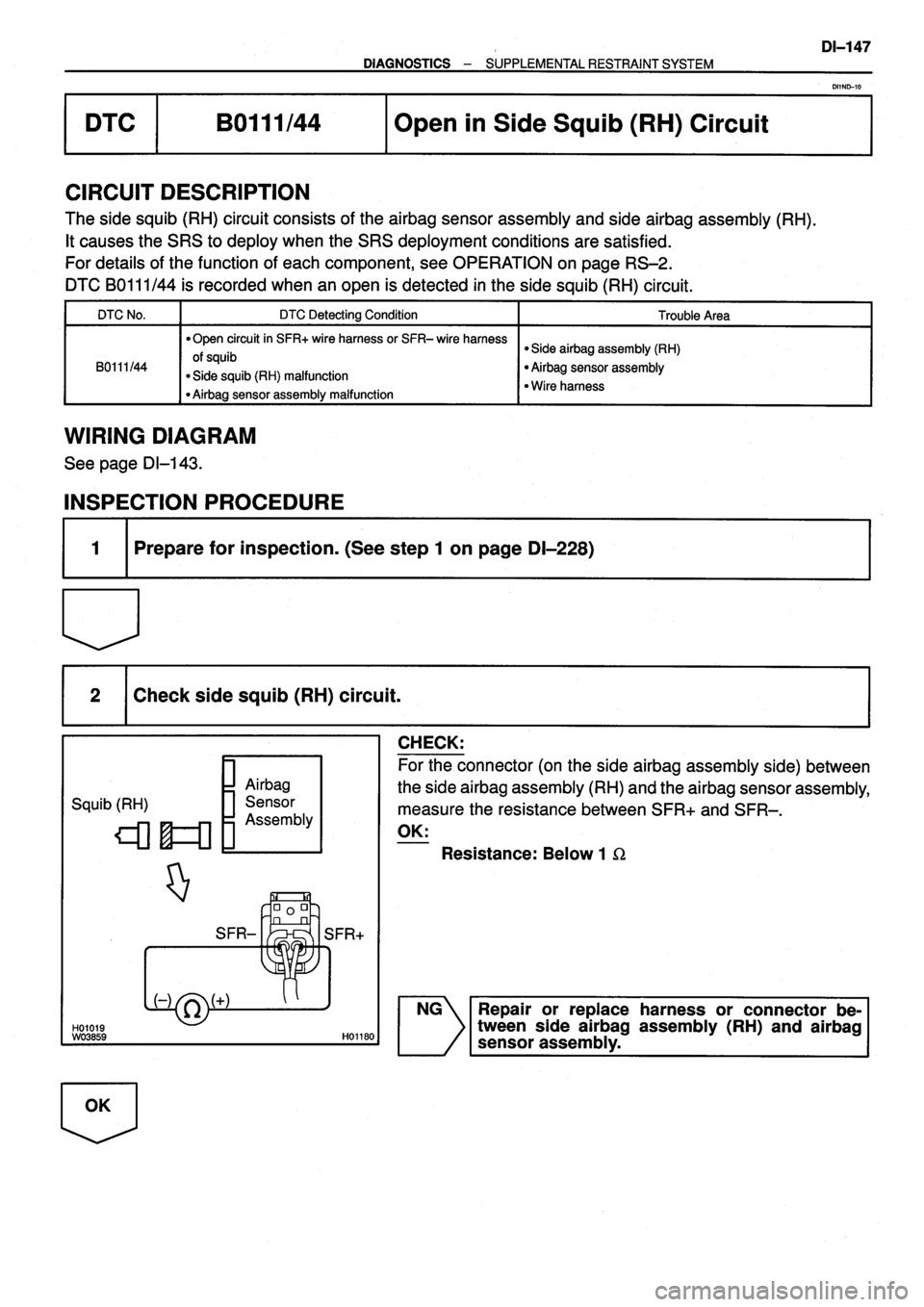 TOYOTA VERSO 1999 Repair Manual TOYOTA VERSO 1999 Repair Manual