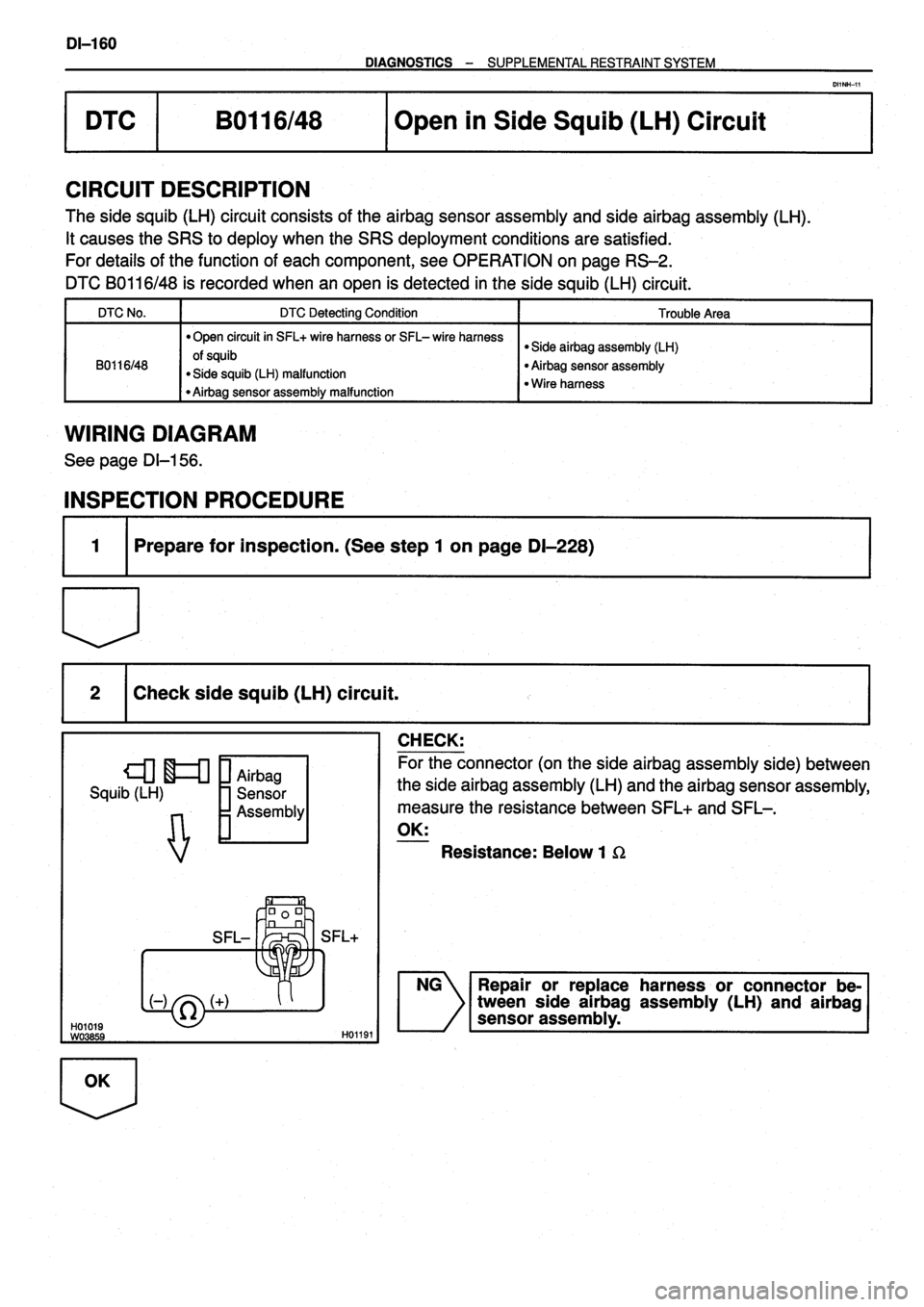 TOYOTA VERSO 1999  Repair Manual 