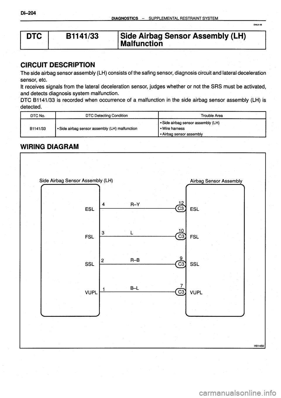 TOYOTA VERSO 1999  Repair Manual 