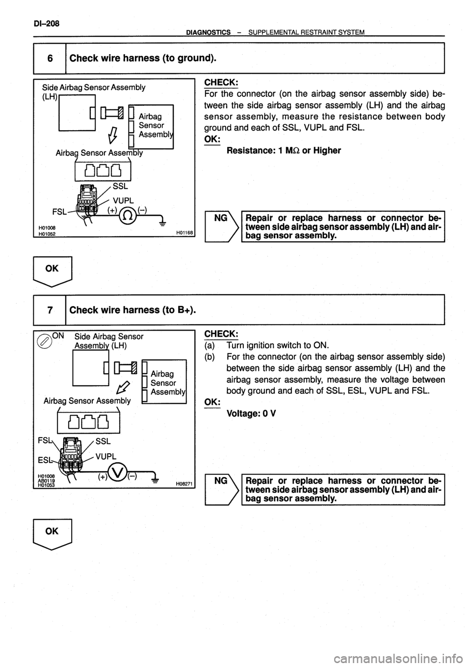TOYOTA VERSO 1999  Repair Manual 