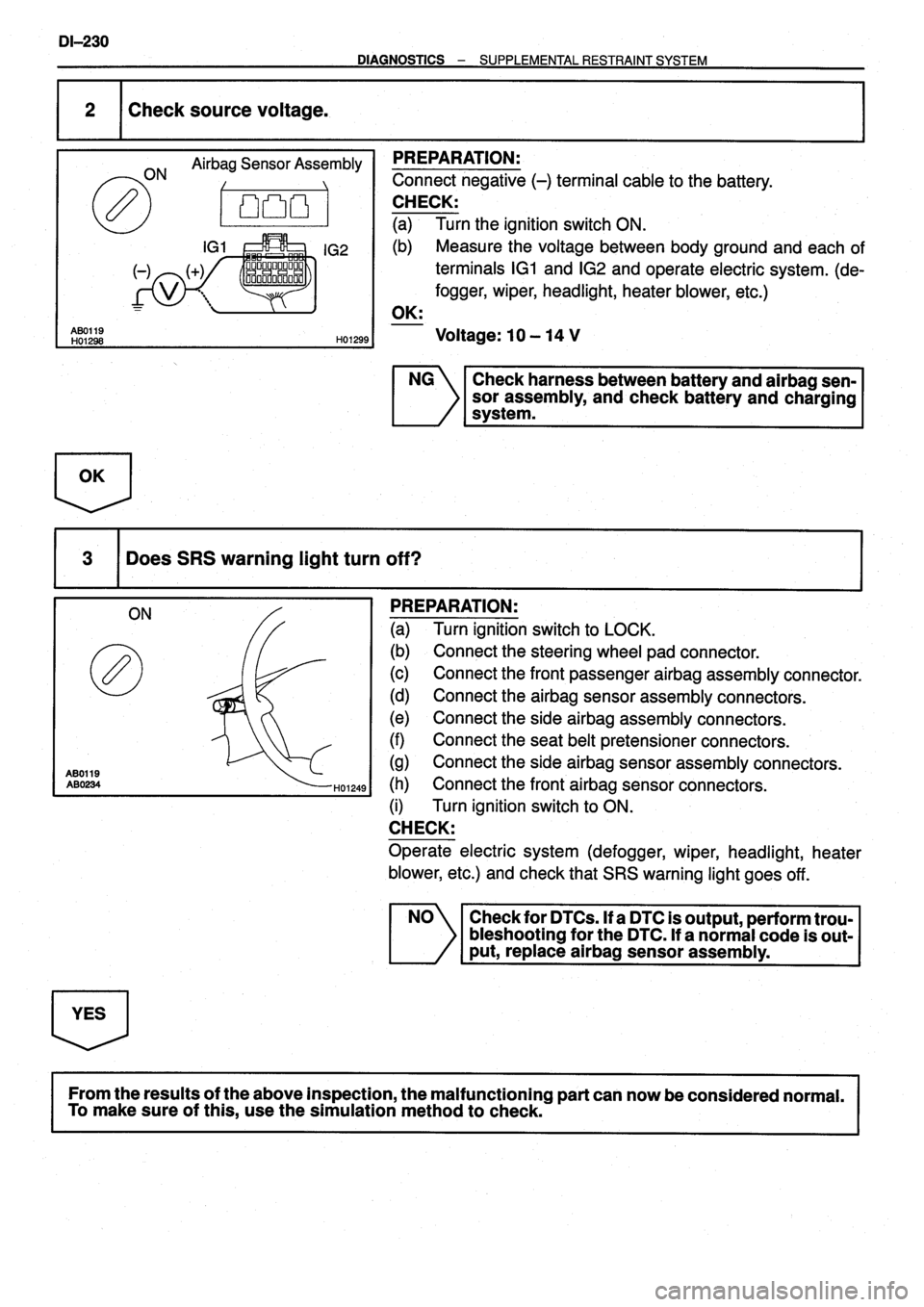 TOYOTA VERSO 1999  Repair Manual 