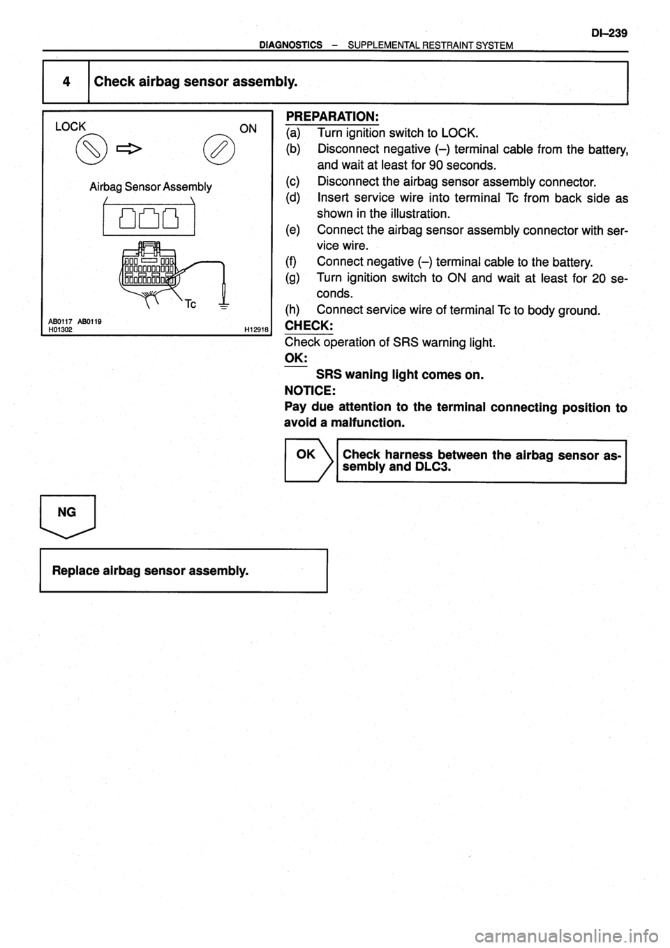 TOYOTA VERSO 1999  Repair Manual 