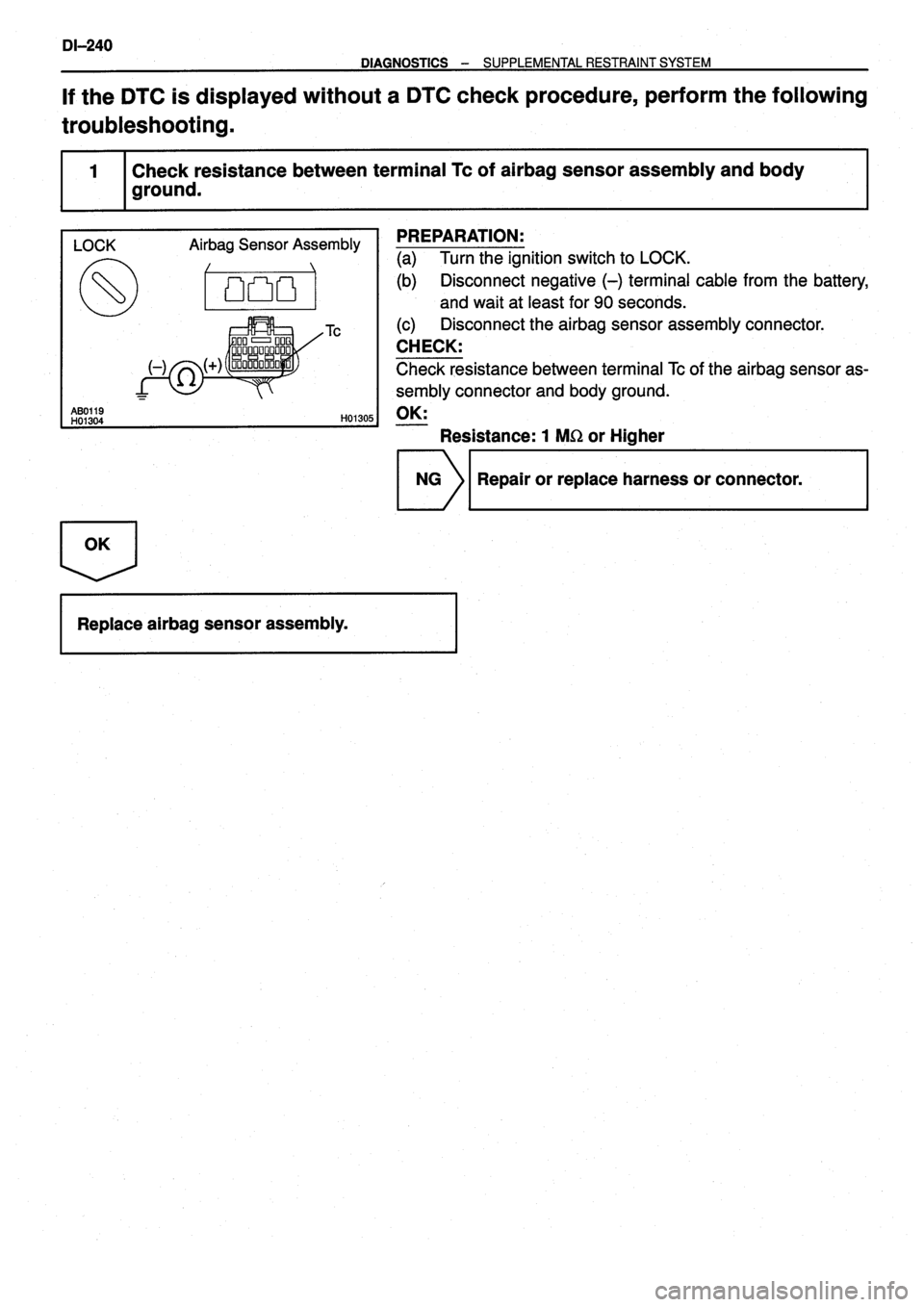 TOYOTA VERSO 1999  Repair Manual 