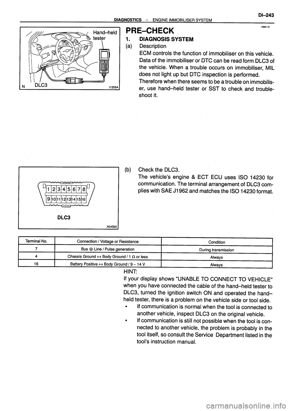 TOYOTA VERSO 1999 Repair Manual TOYOTA VERSO 1999 Repair Manual