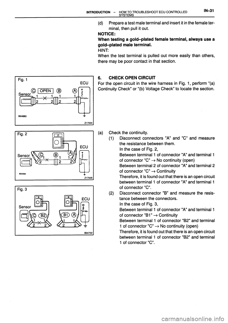 TOYOTA VERSO 1999 Service Manual 