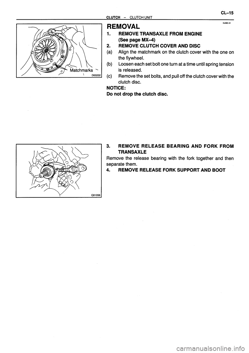TOYOTA VERSO 1999  Repair Manual 