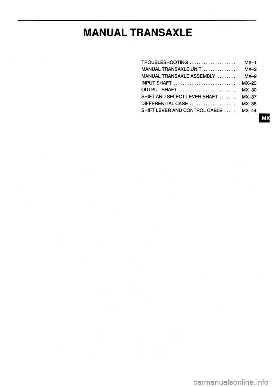TOYOTA VERSO 1999  Repair Manual 