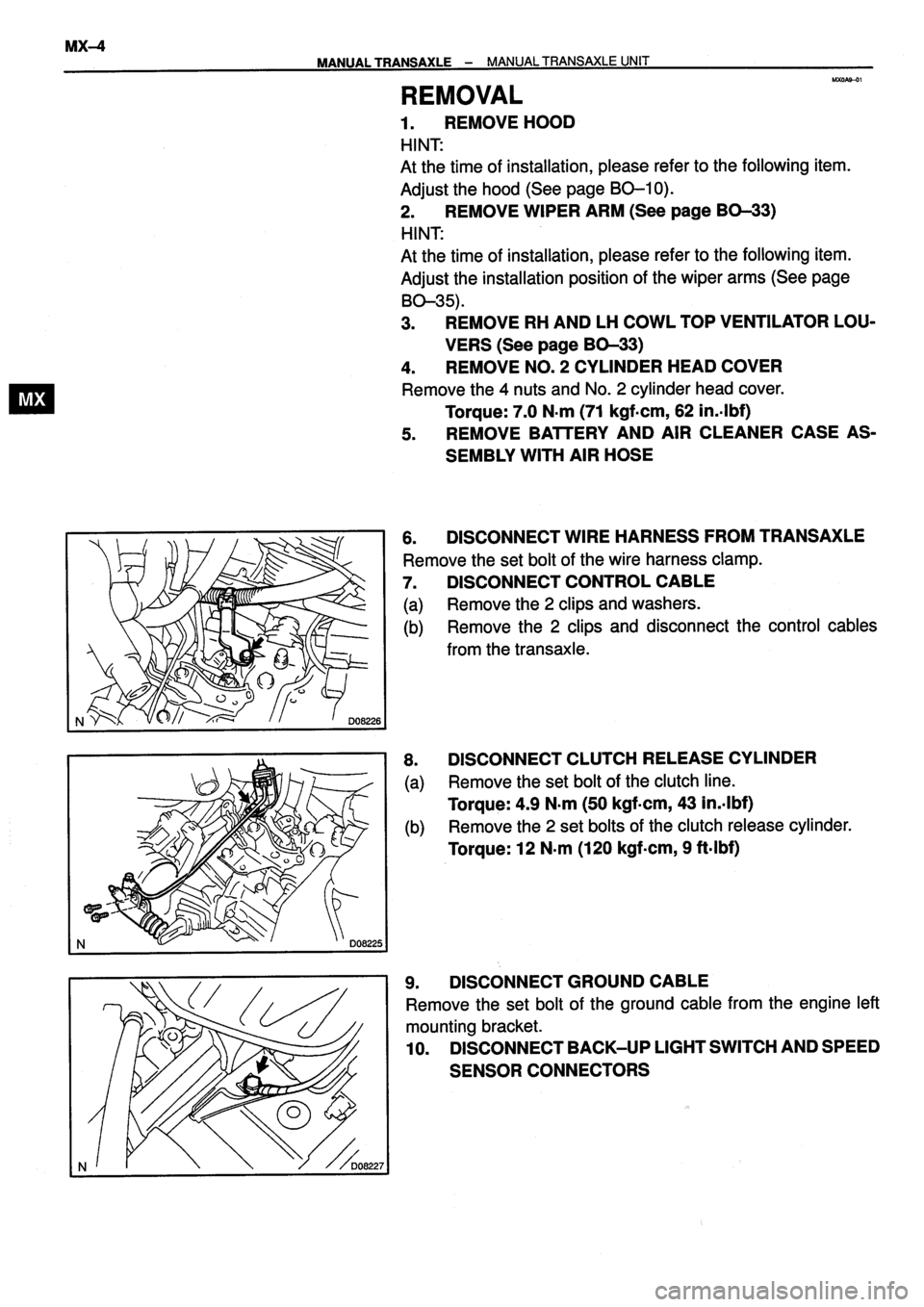 TOYOTA VERSO 1999  Repair Manual 