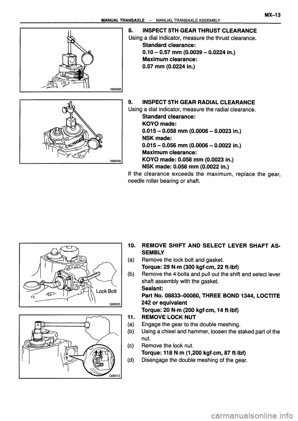 TOYOTA VERSO 1999  Repair Manual 